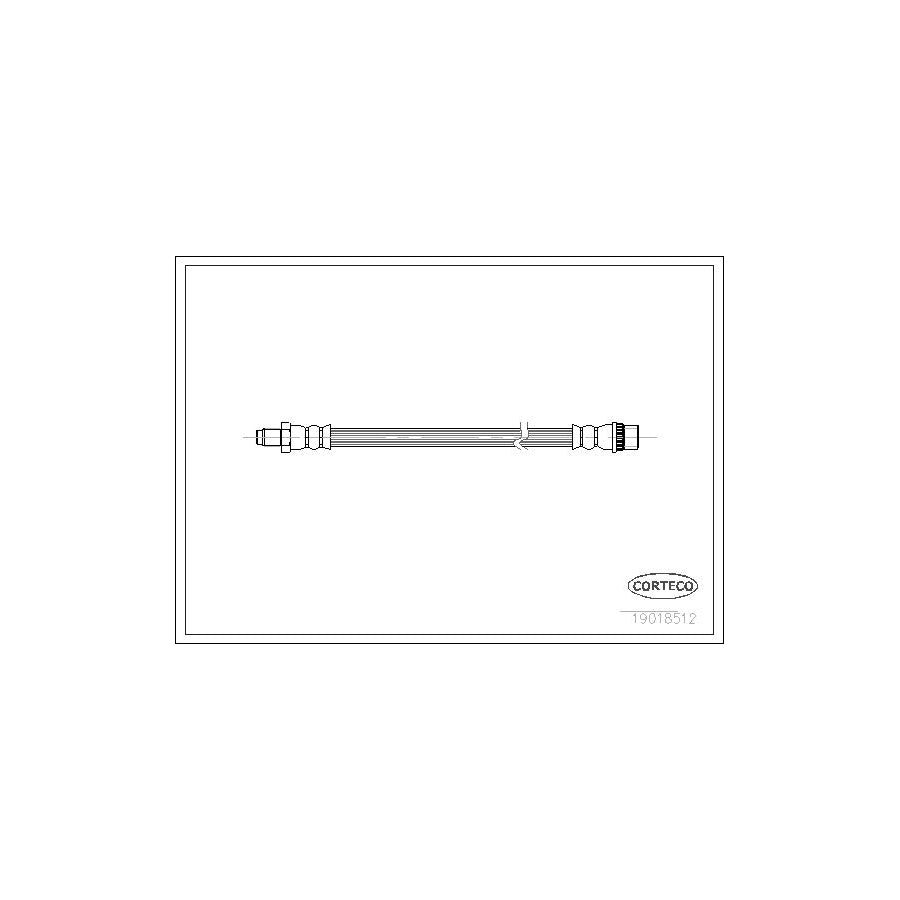 Corteco 19018512 Brake Hose