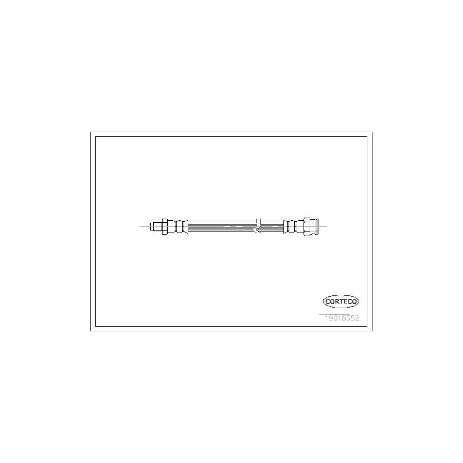 Corteco 19018552 Brake Hose