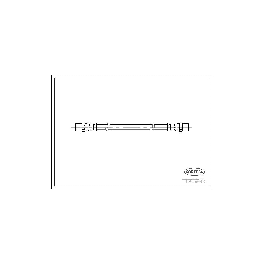 Corteco 19018648 Brake Hose