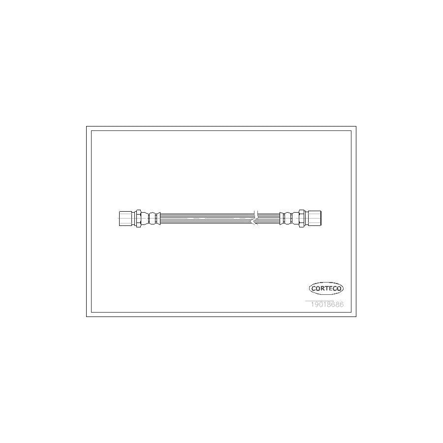 Corteco 19018686 Brake Hose