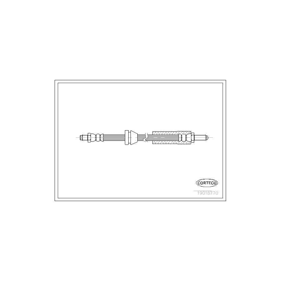 Corteco 19018770 Brake Hose