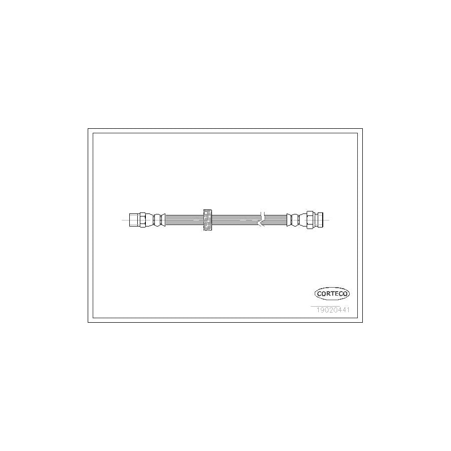 Corteco 19020441 Brake Hose