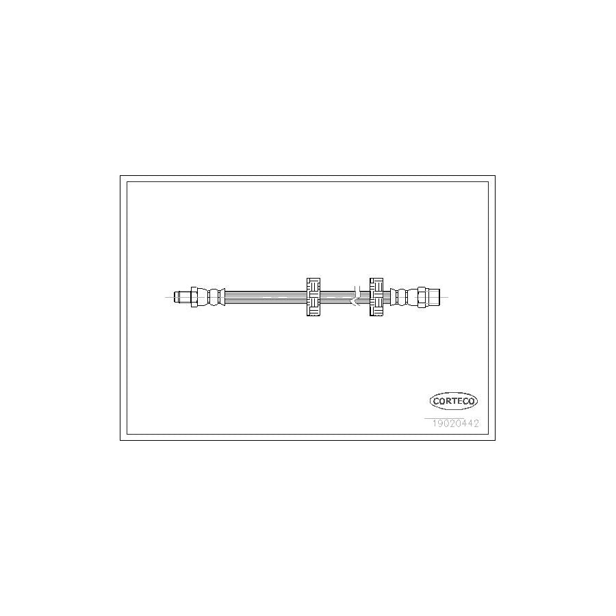 Corteco 19020442 Brake Hose