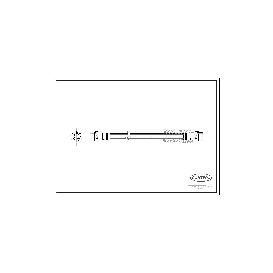 Corteco 19020443 Brake Hose