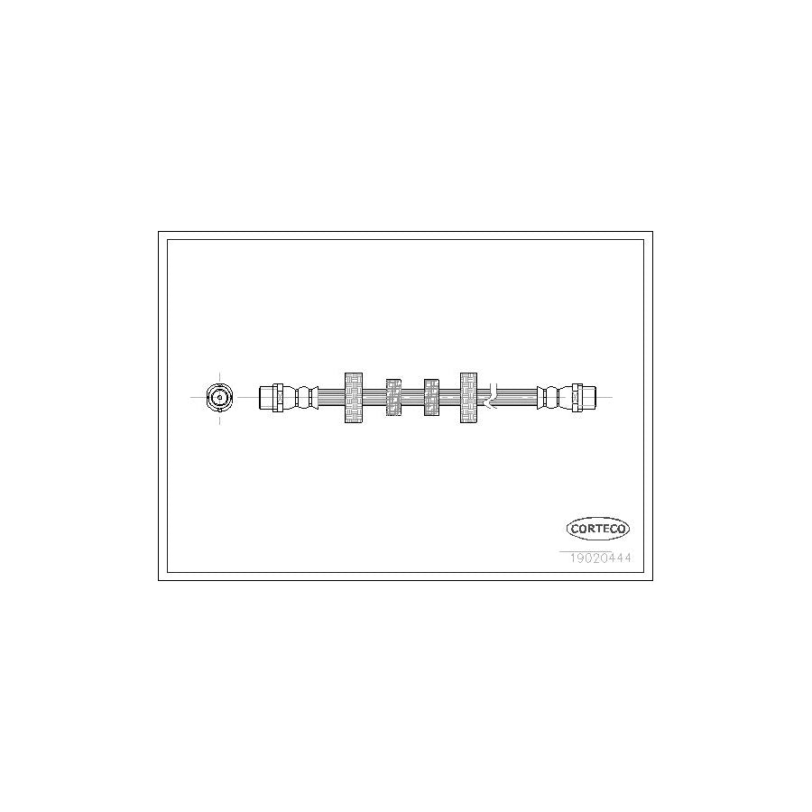 Corteco 19020444 Brake Hose