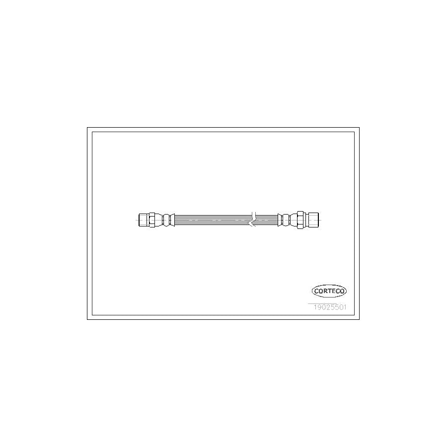 Corteco 19025501 Brake Hose