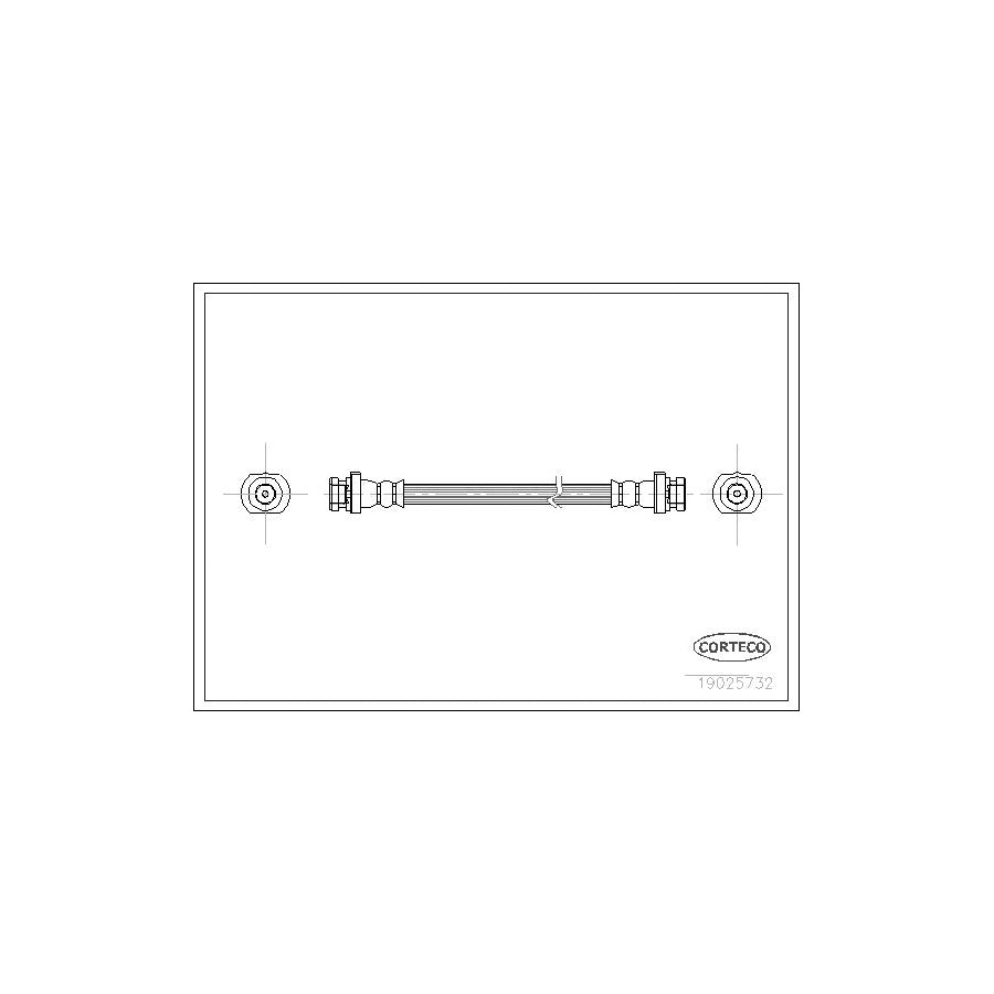Corteco 19025732 Brake Hose
