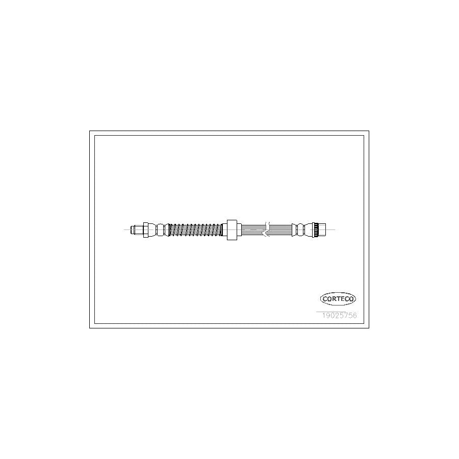 Corteco 19025756 Brake Hose