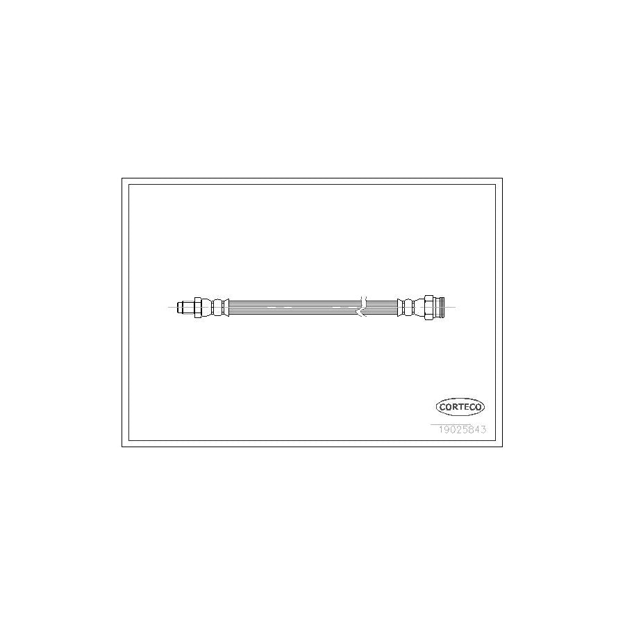 Corteco 19025843 Brake Hose