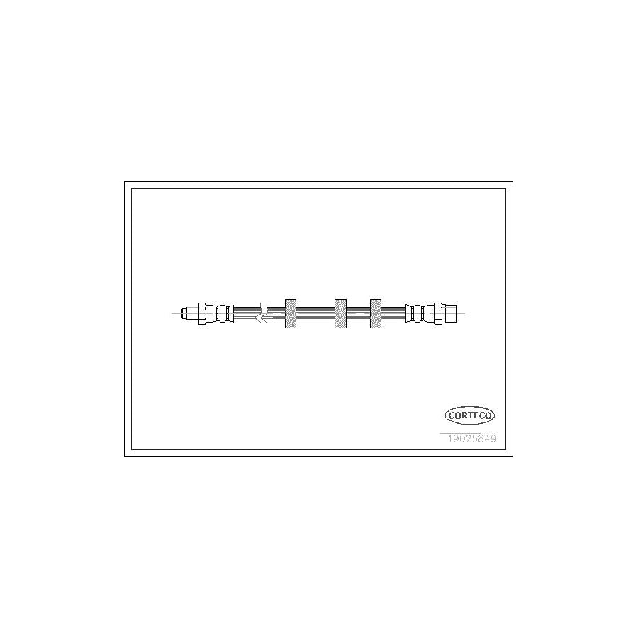 Corteco 19025849 Brake Hose