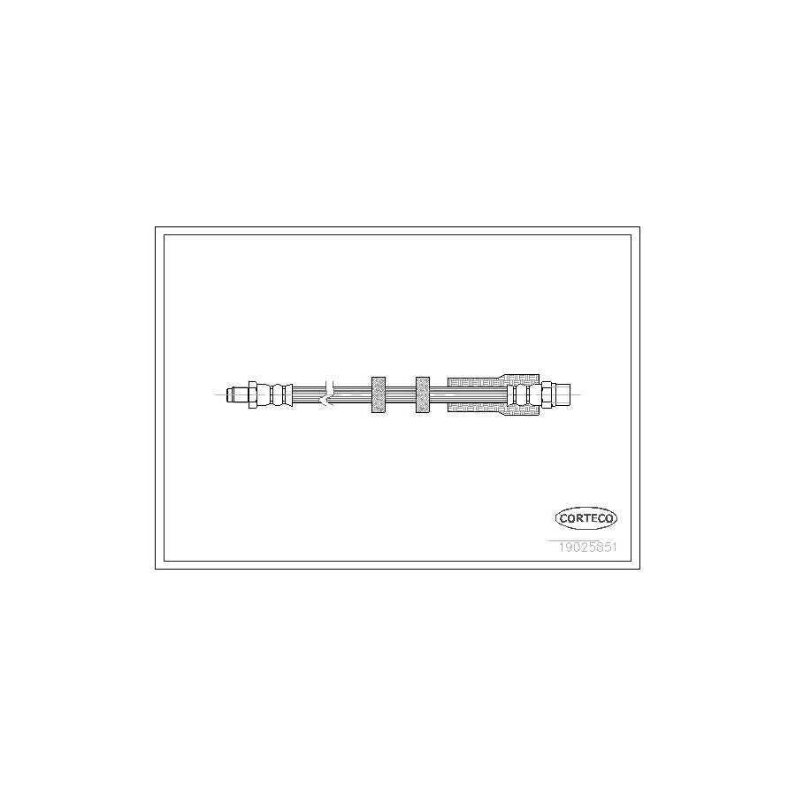 Corteco 19025851 Brake Hose