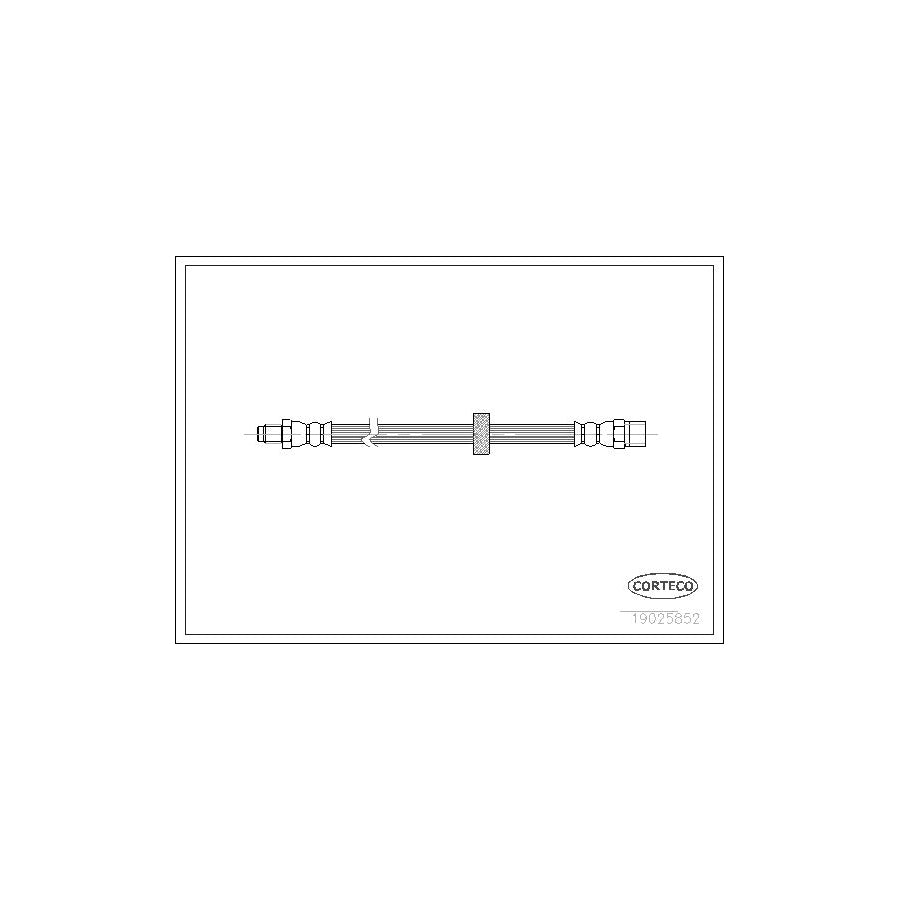 Corteco 19025852 Brake Hose
