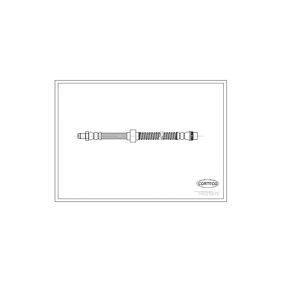 Corteco 19025870 Brake Hose