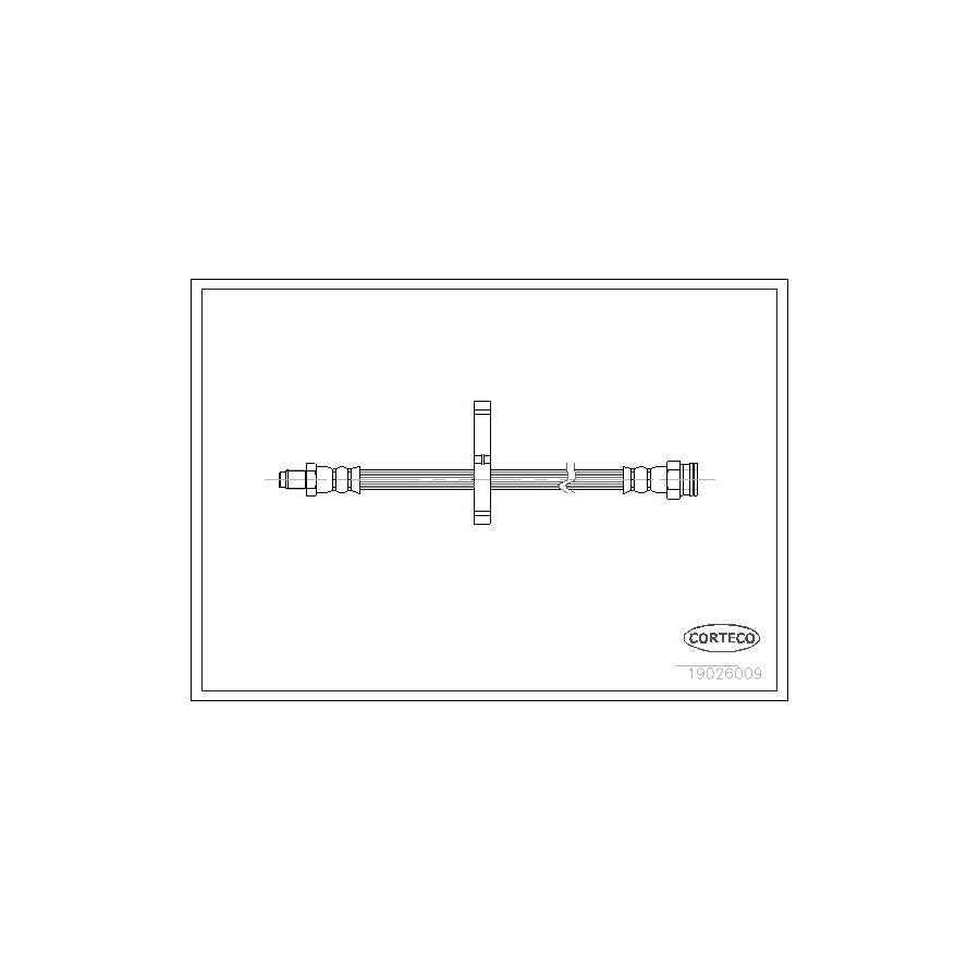 Corteco 19026009 Brake Hose