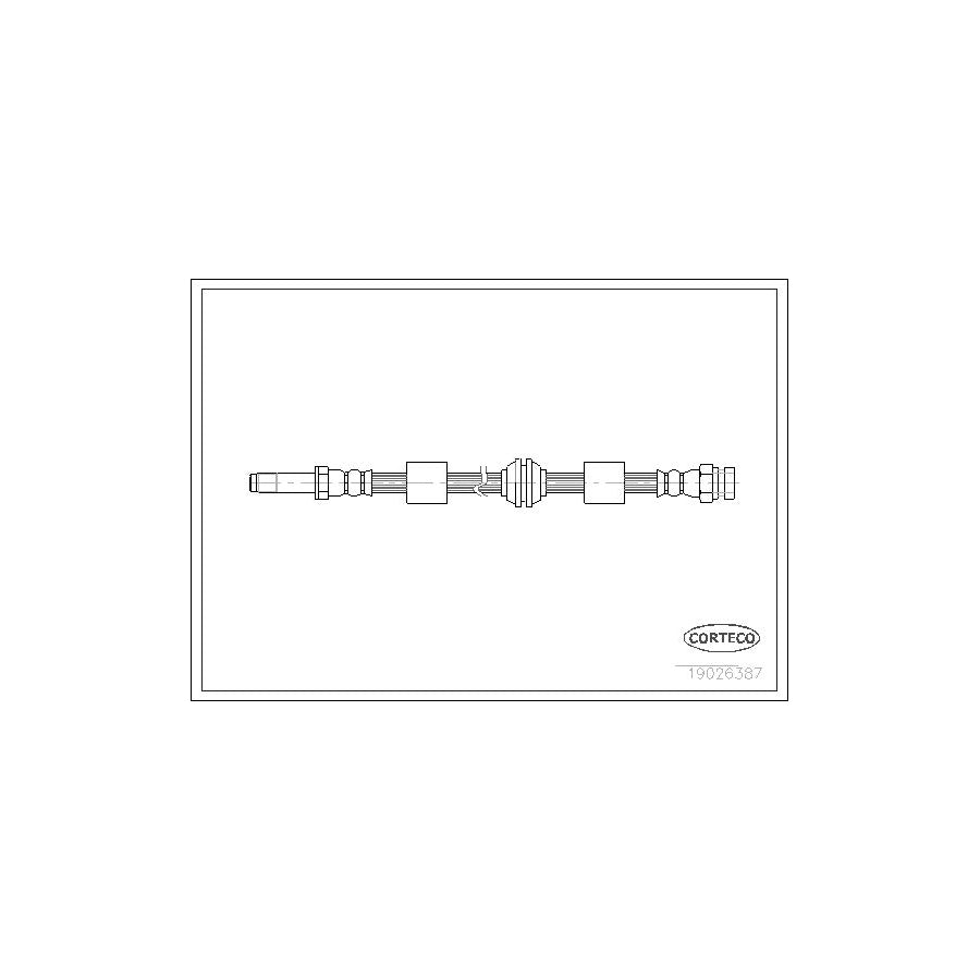 Corteco 19026387 Brake Hose