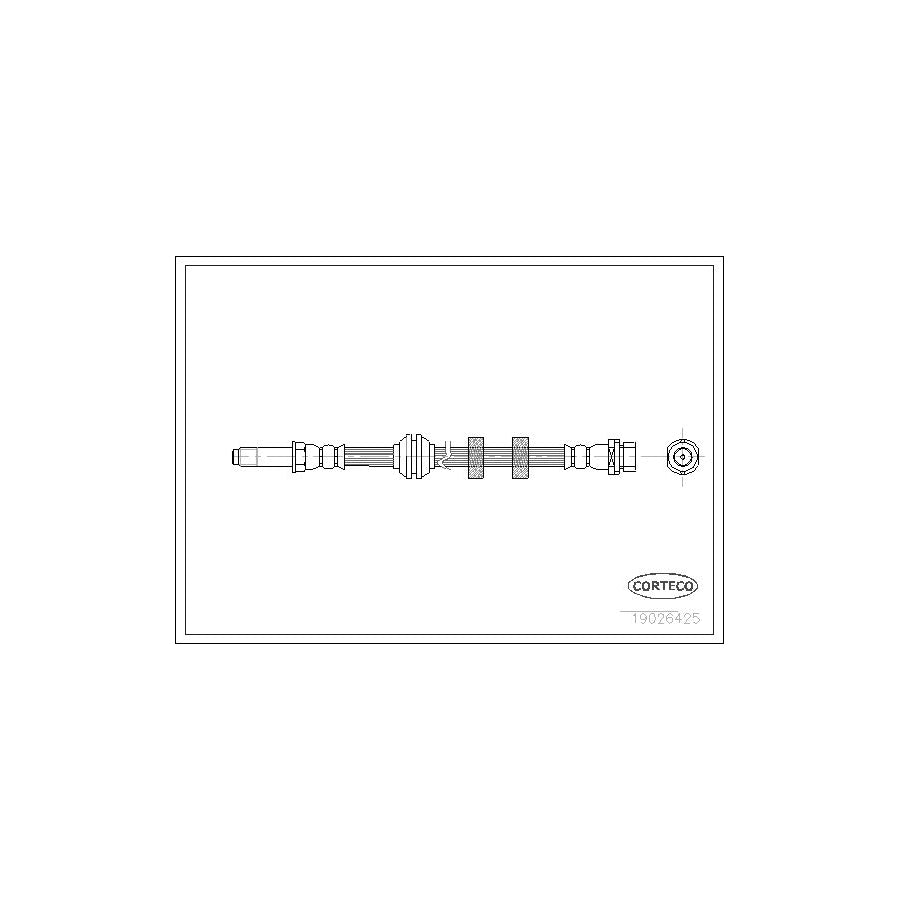Corteco 19026425 Brake Hose