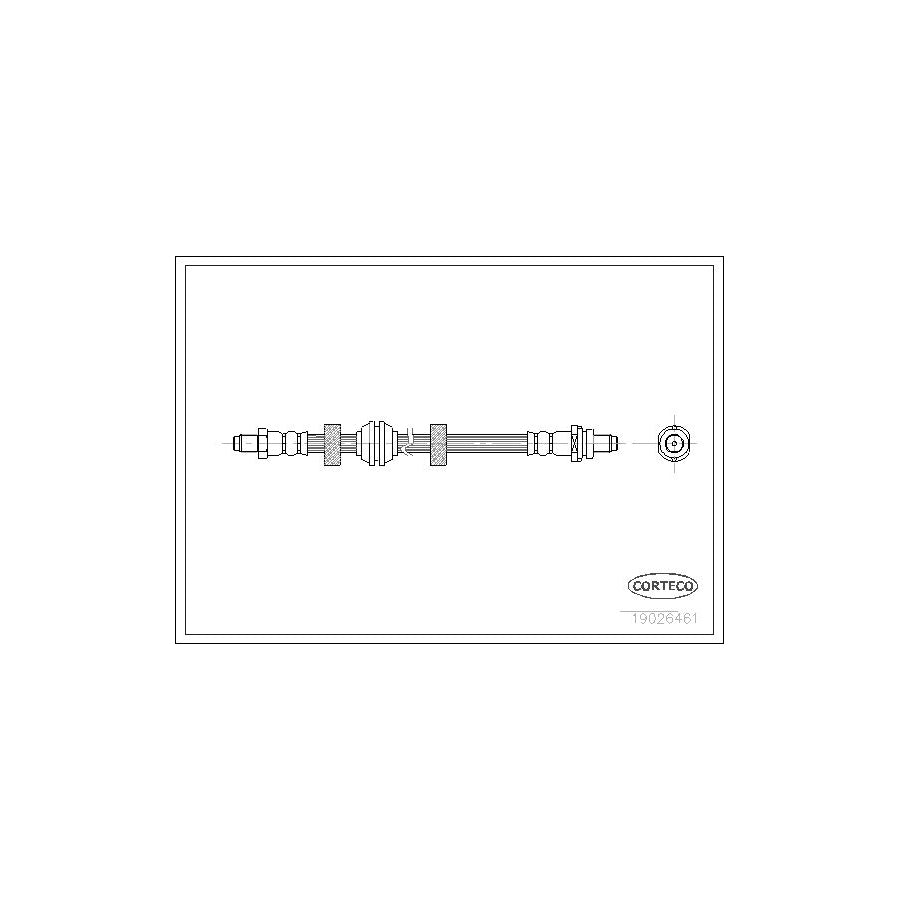 Corteco 19026461 Brake Hose