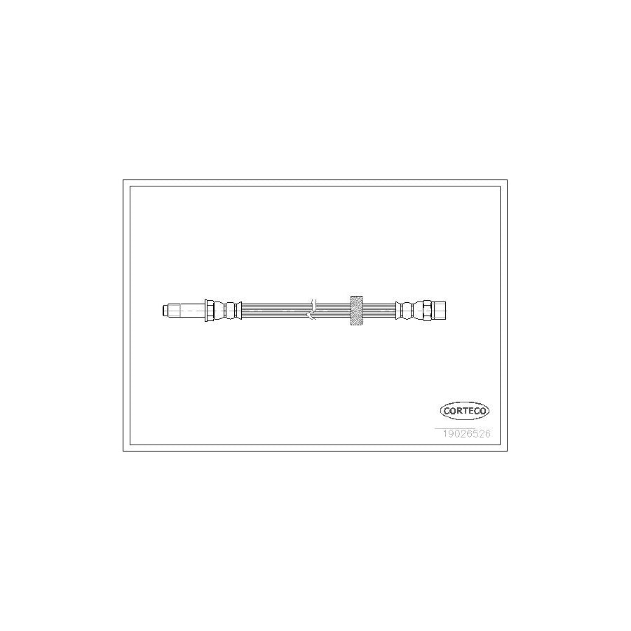Corteco 19026526 Brake Hose