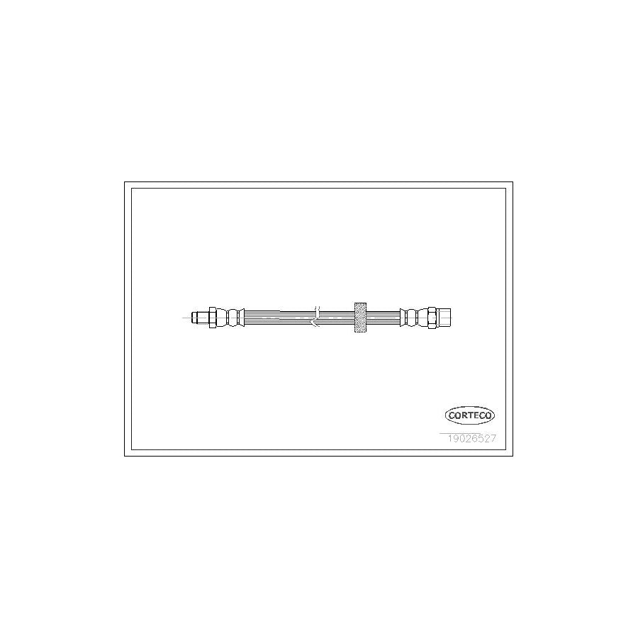 Corteco 19026527 Brake Hose for Volvo S90 (964)