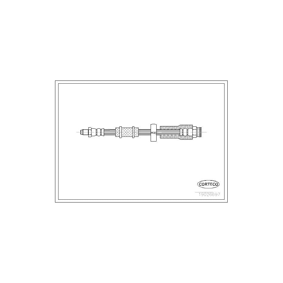 Corteco 19026697 Brake Hose