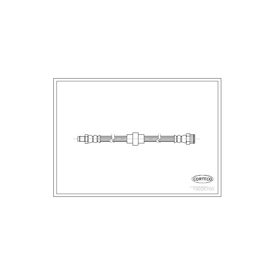Corteco 19026700 Brake Hose