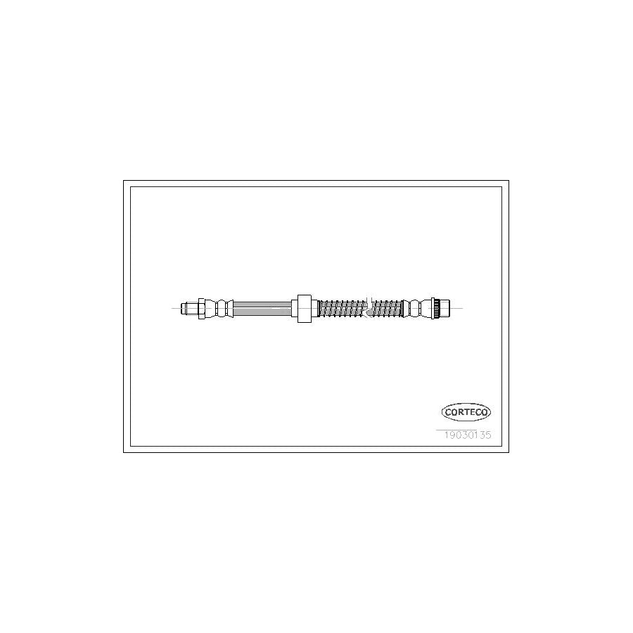 Corteco 19030135 Brake Hose for Citroen C5