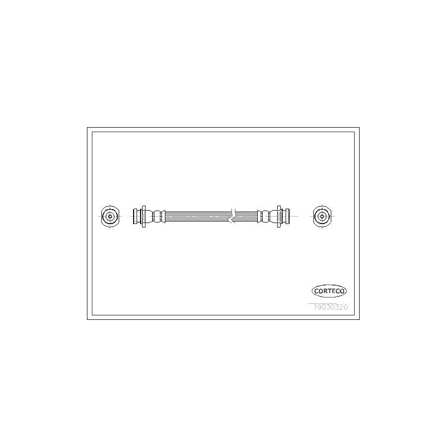 Corteco 19030320 Brake Hose