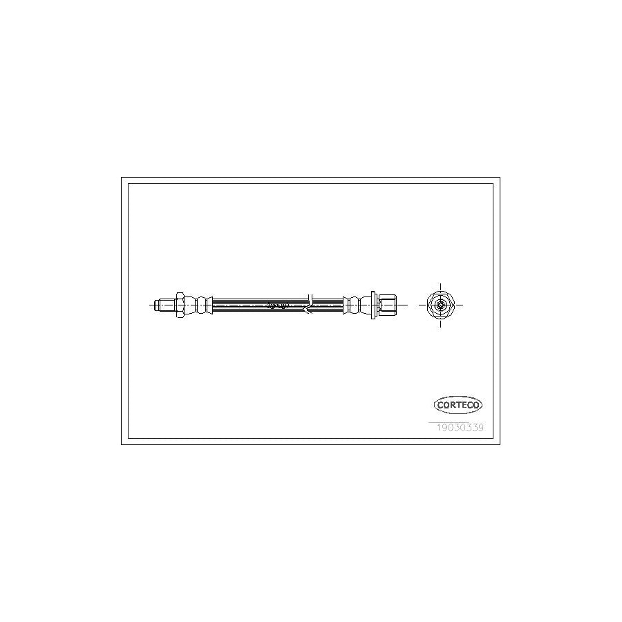 Corteco 19030339 Brake Hose