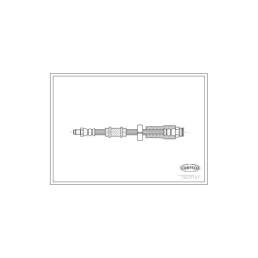 Corteco 19031197 Brake Hose