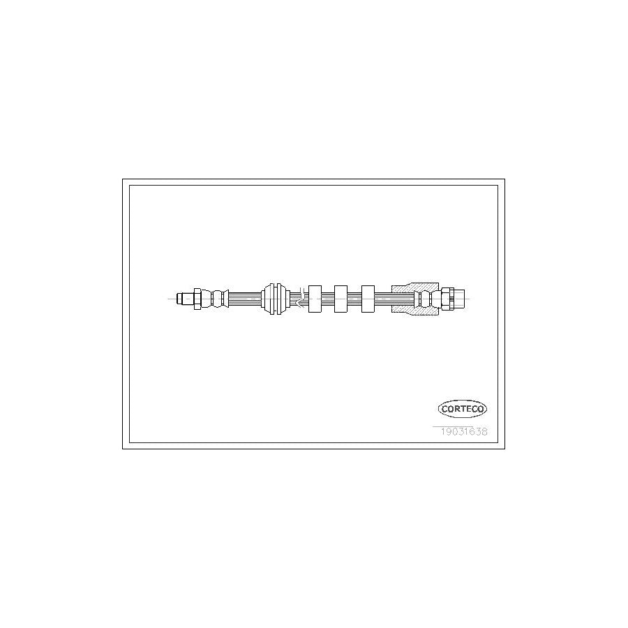 Corteco 19031638 Brake Hose