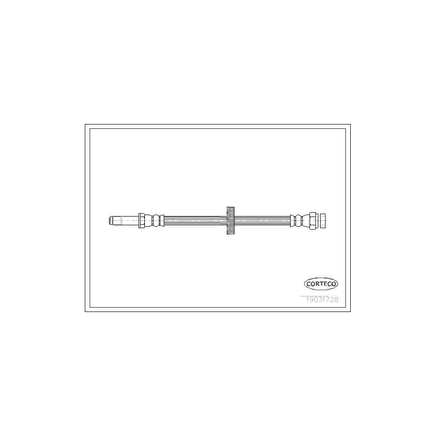 Corteco 19031728 Brake Hose