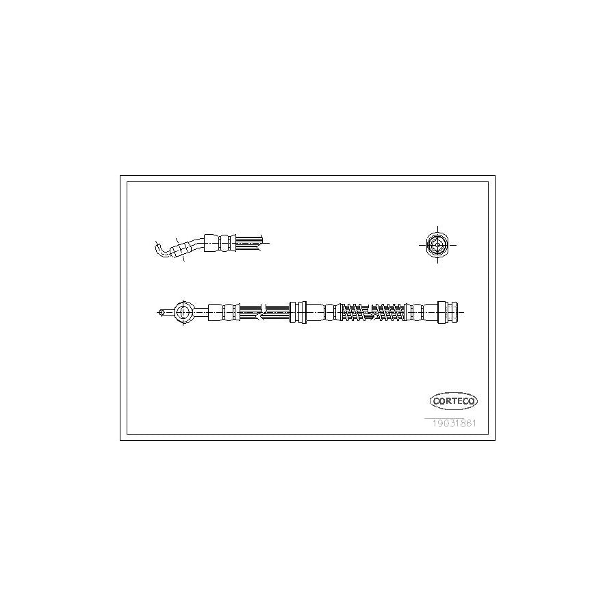 Corteco 19031861 Brake Hose