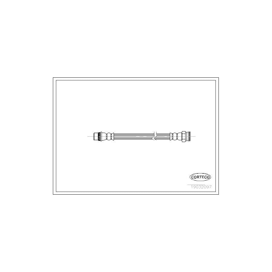 Corteco 19032097 Brake Hose