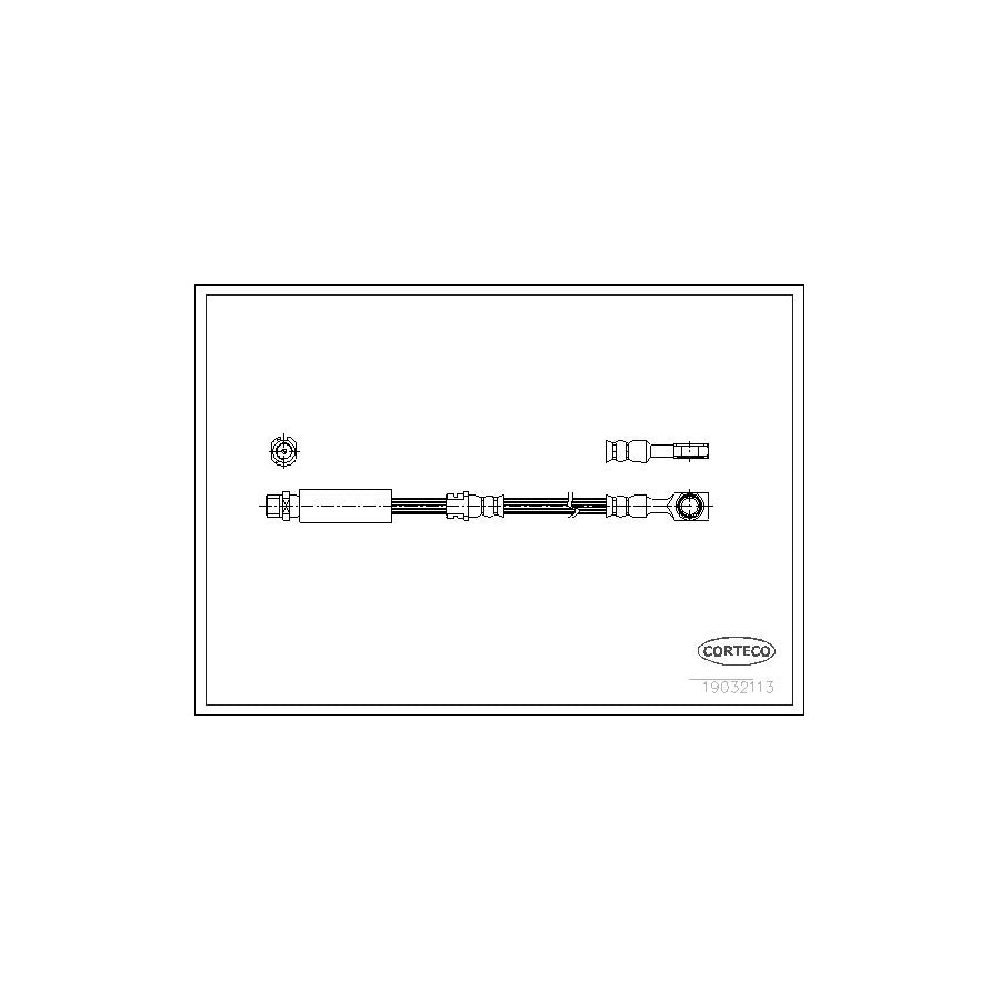 Corteco 19032113 Brake Hose
