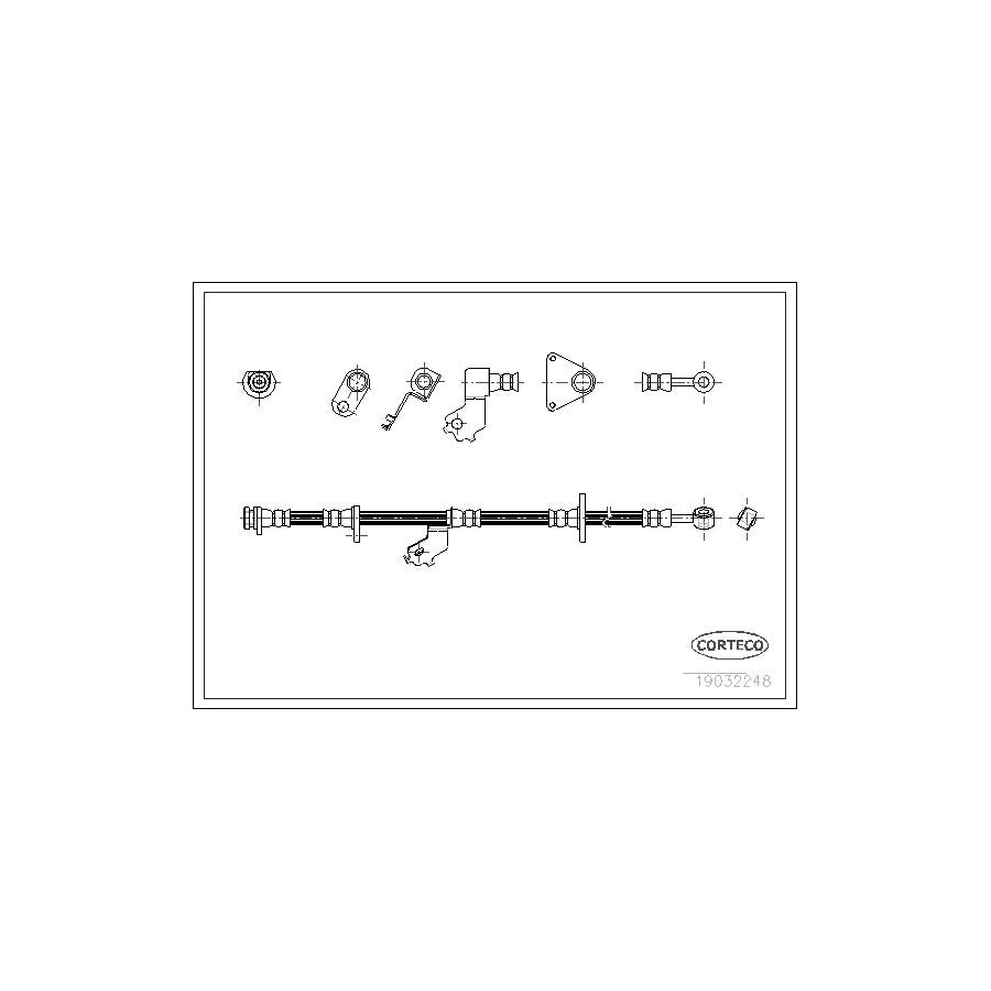 Corteco 19032248 Brake Hose