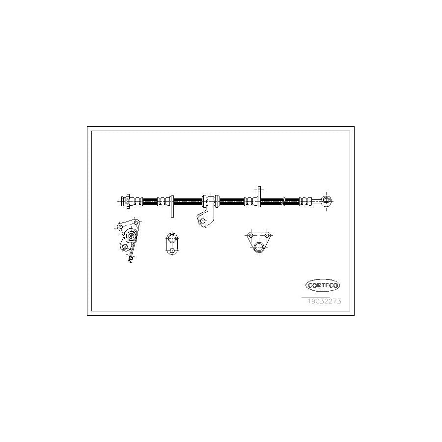 Corteco 19032273 Brake Hose