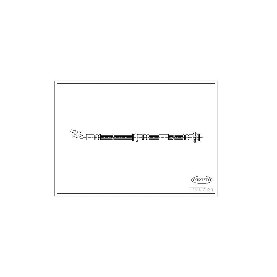 Corteco 19032325 Brake Hose for Nissan Almera Tino (V10)