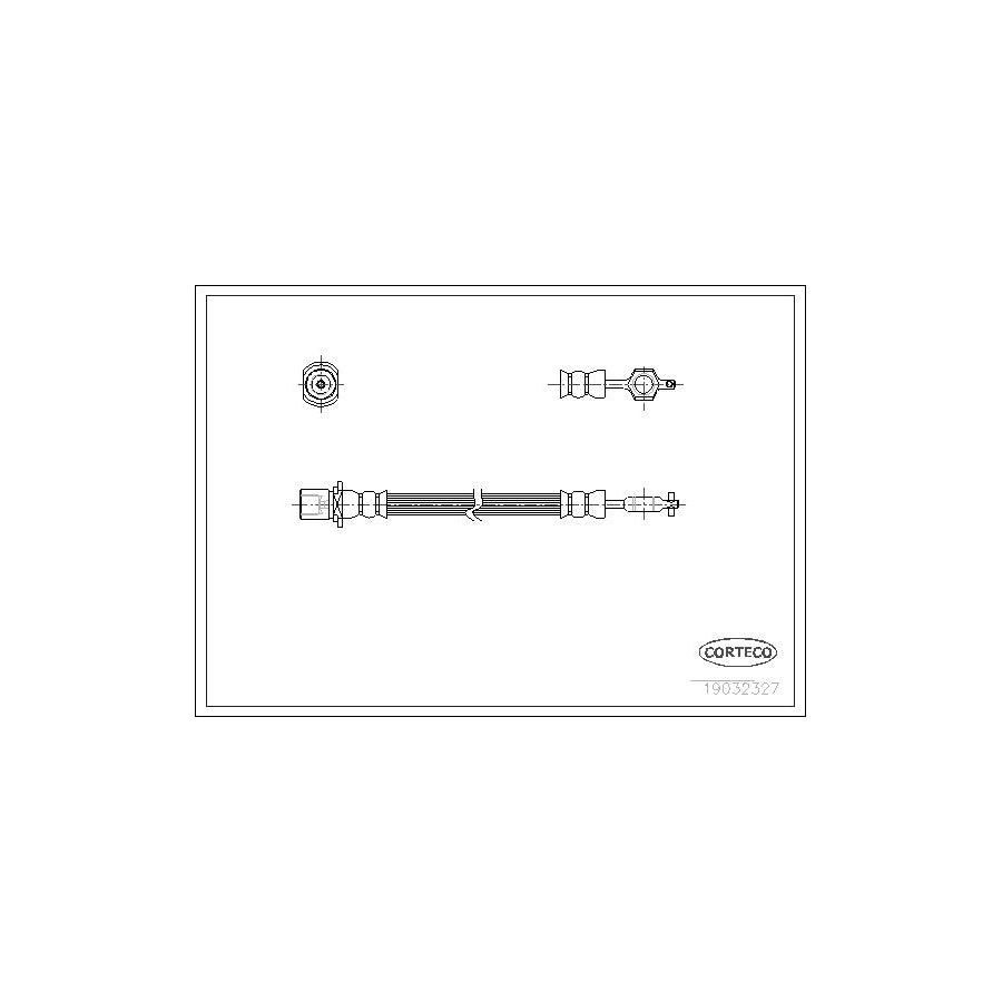 Corteco 19032327 Brake Hose