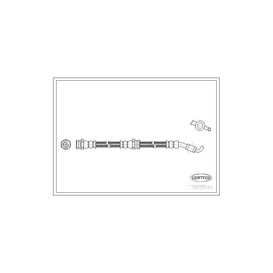 Corteco 19032342 Brake Hose