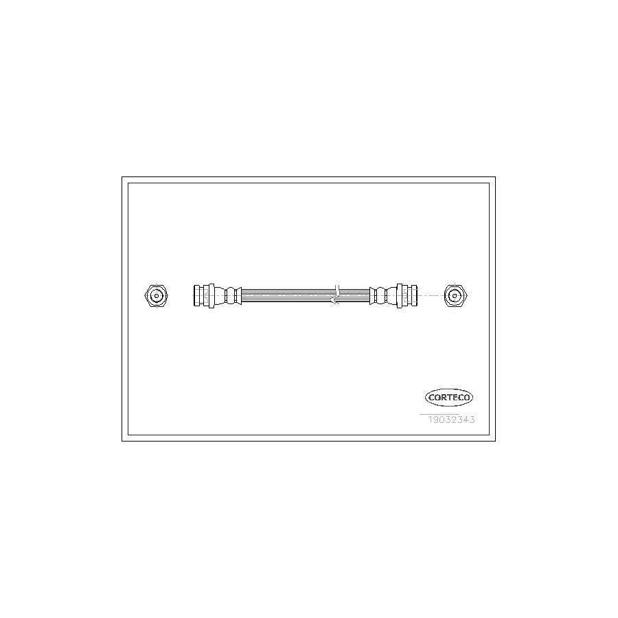 Corteco 19032343 Brake Hose