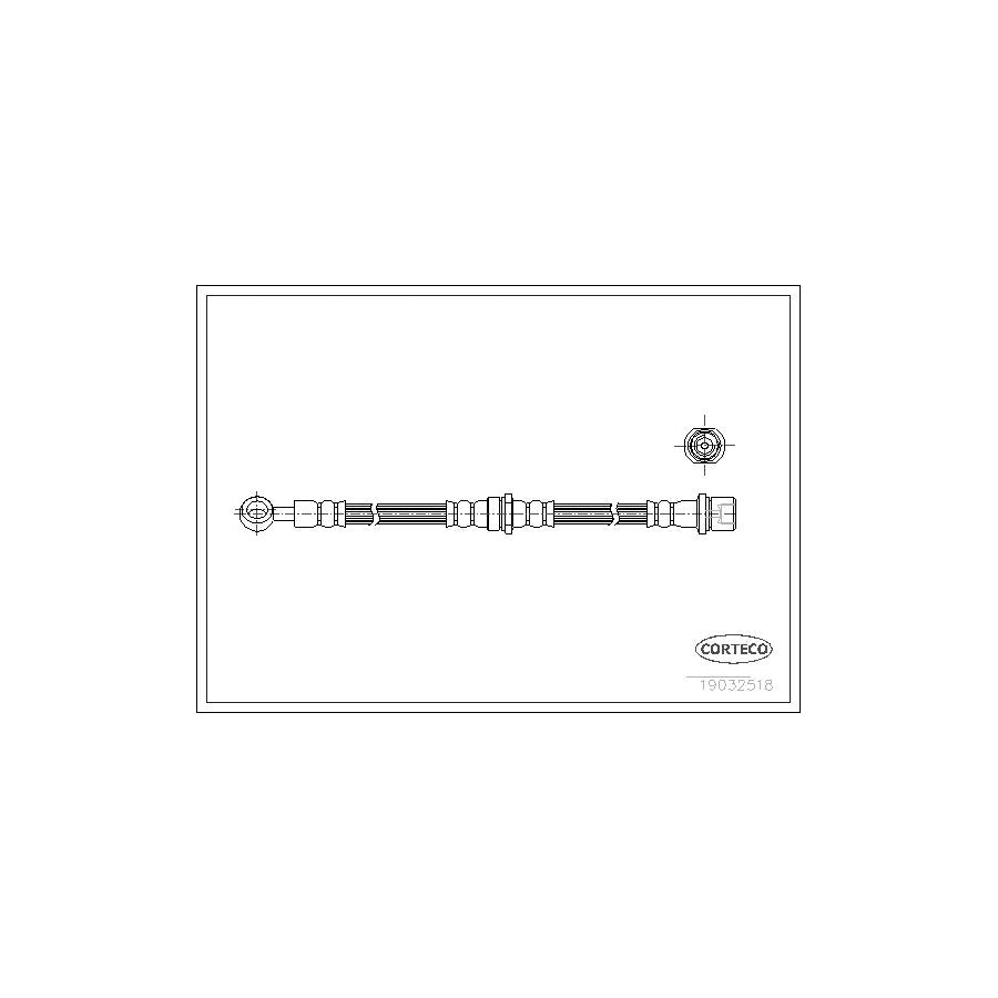 Corteco 19032518 Brake Hose