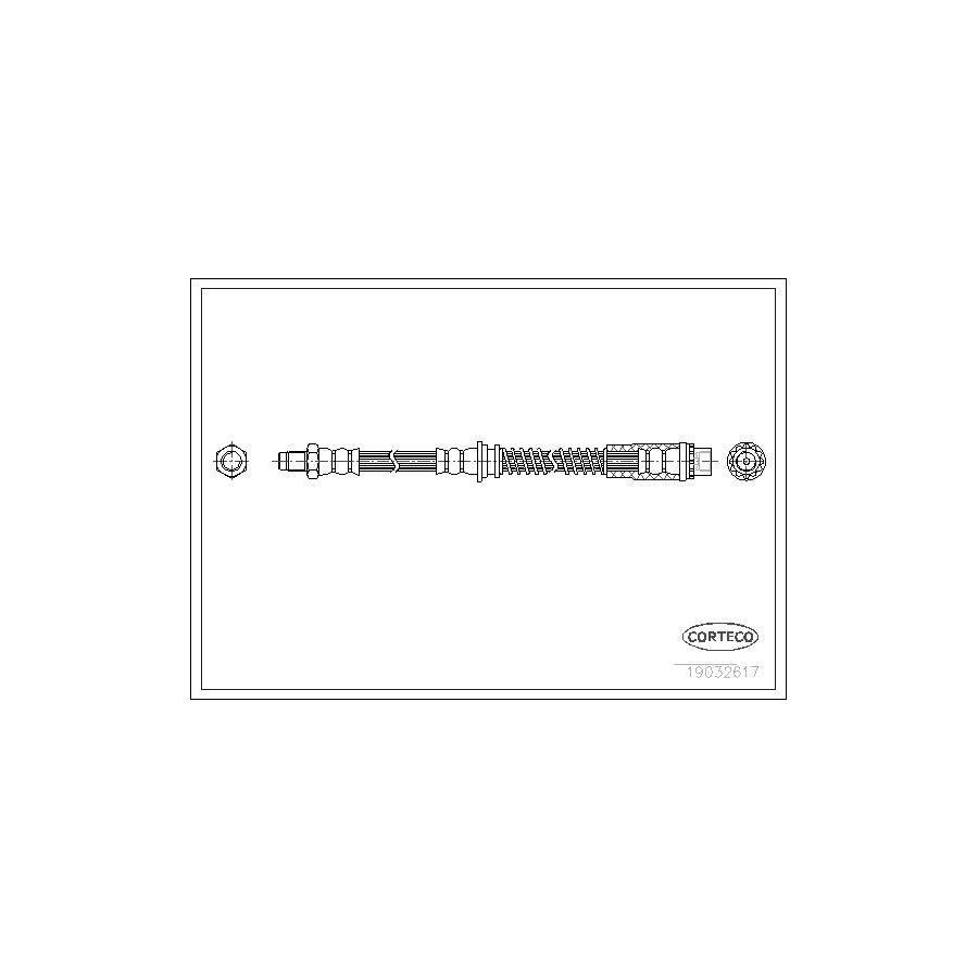 Corteco 19032617 Brake Hose