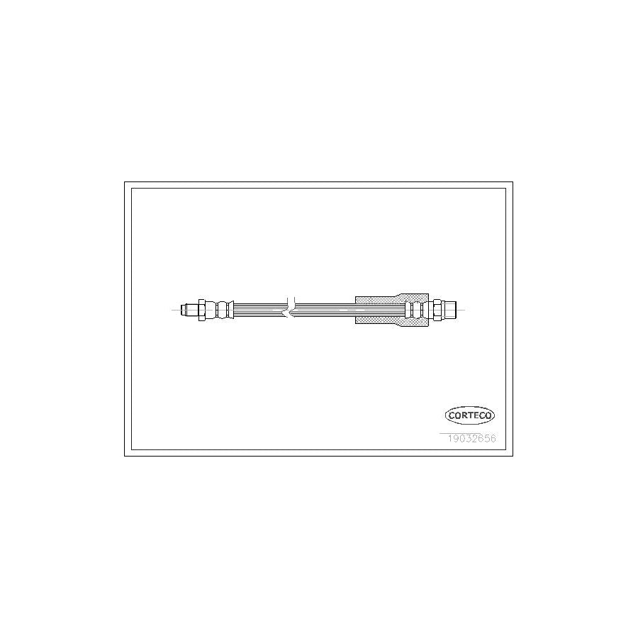 Corteco 19032656 Brake Hose for Audi A8 D2 (4D2, 4D8)