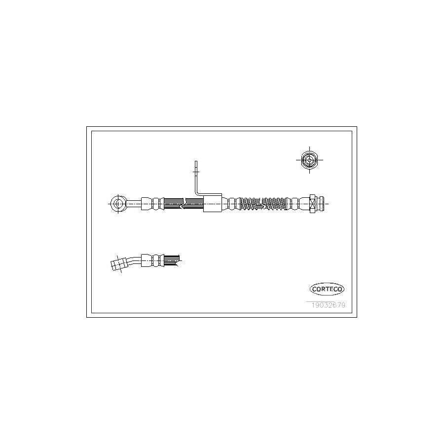 Corteco 19032679 Brake Hose