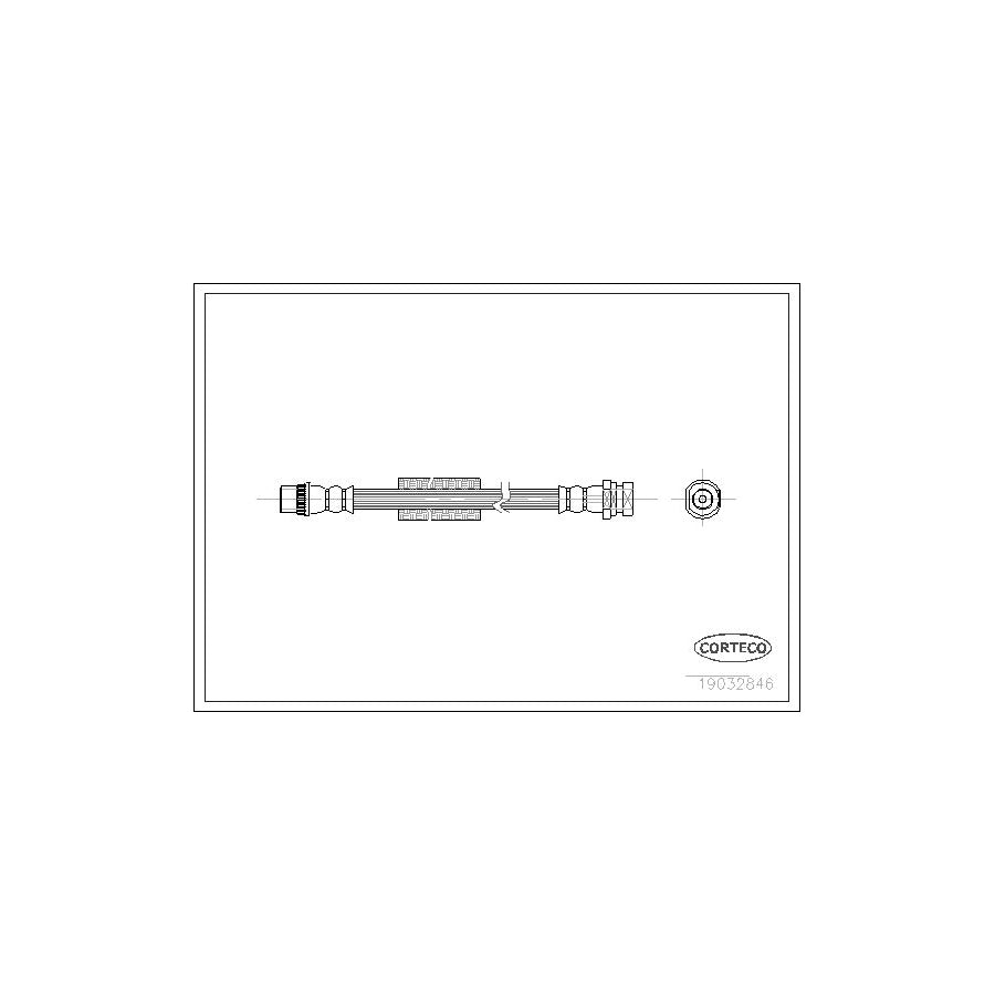 Corteco 19032846 Brake Hose