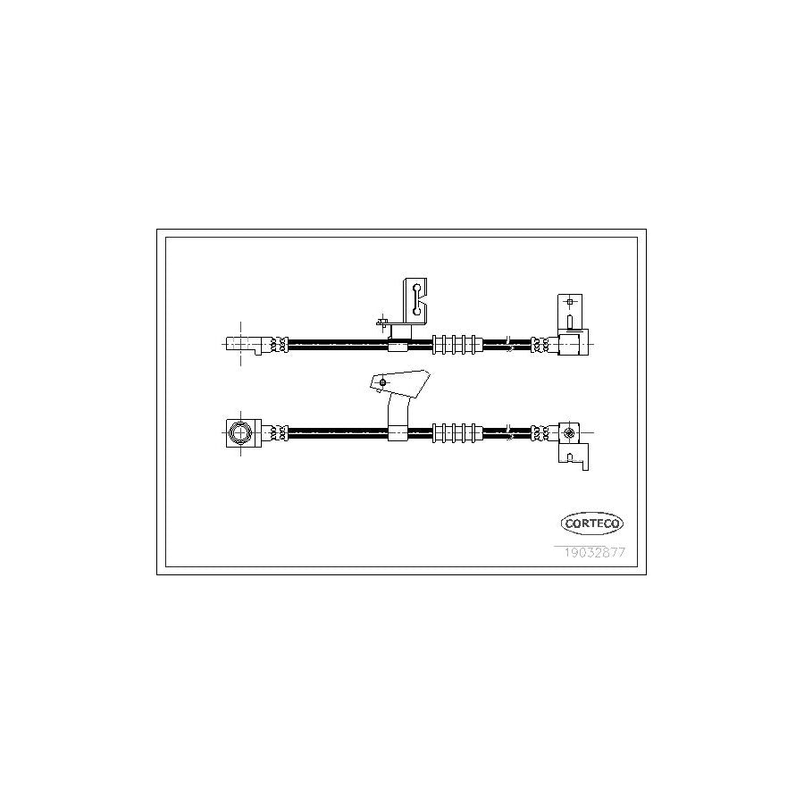 Corteco 19032877 Brake Hose for Chrysler Neon I