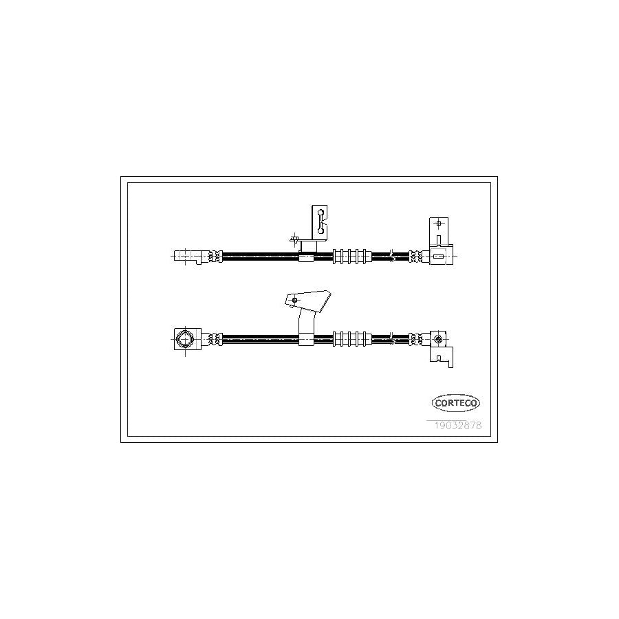 Corteco 19032878 Brake Hose for Chrysler Neon I