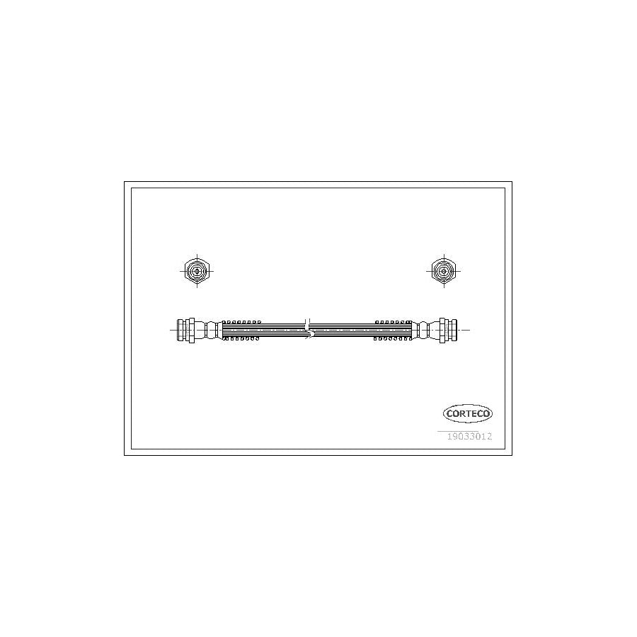 Corteco 19033012 Brake Hose