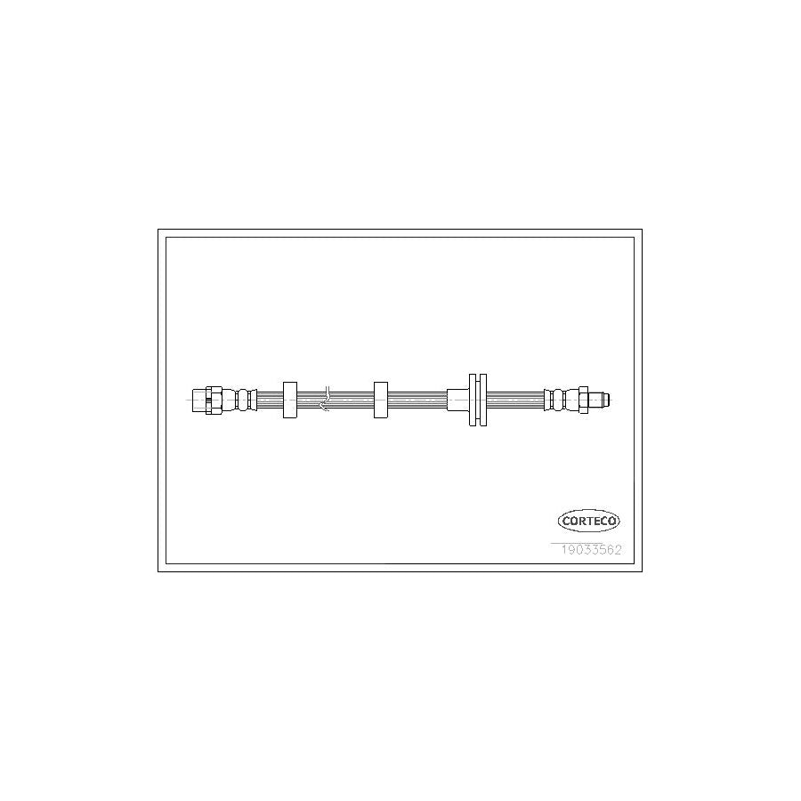 Corteco 19033562 Brake Hose for Land Rover Range Rover III (L322)