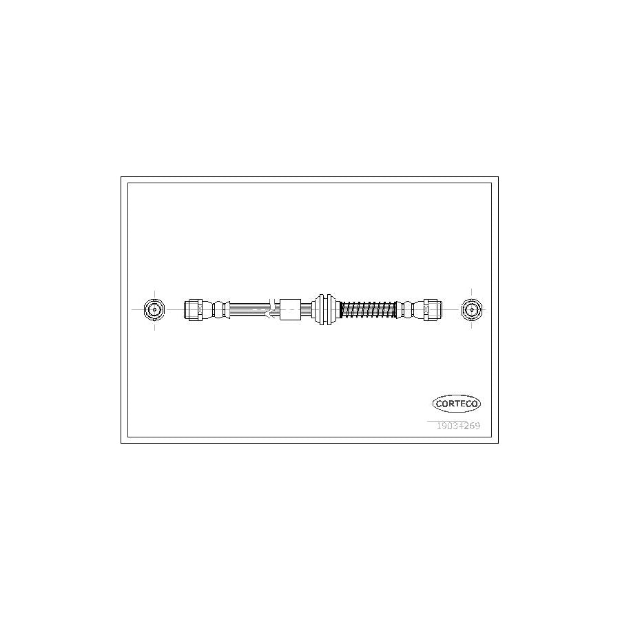 Corteco 19034269 Brake Hose